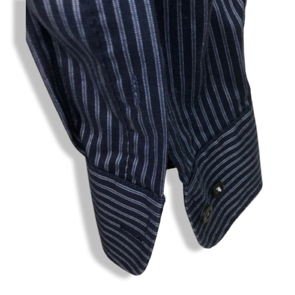 Dockers button up shirt navy, 100% cotton 2XL TALL - Picture 4 of 10